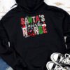 Santa's Favorite Nurse Christmas Short Sleeve Hoodie