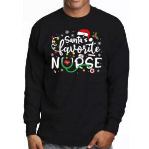 Santas Favorite Nurse Christmas Short Sleeve Longsleeve Tee 3