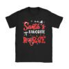 Santa's Favorite Nurse Christmas Short Sleeve T-Shirt