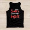 Santa's Favorite Nurse Christmas Short Sleeve Tank Top