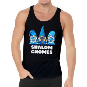 Shalom Gnomes Funny Hanukkah Chanukah Jewish Pajamas Tank Top 3