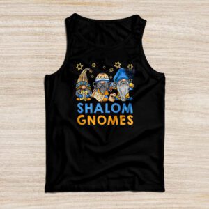 Shalom Gnomes Funny Hanukkah Chanukah Jewish Pajamas Tank Top