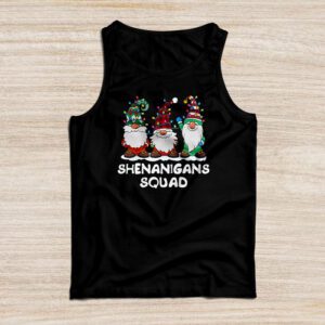 Shenanigans Squad Gnomes Pajamas Family Matching Christmas Tank Top