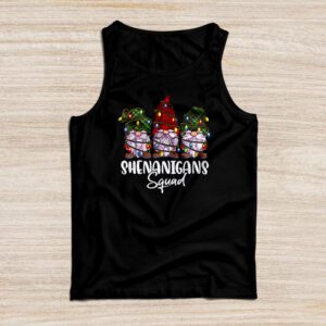 Shenanigans Squad Gnomes Pajamas Family Matching Christmas Tank Top