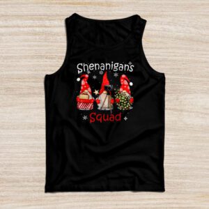 Shenanigans Squad Gnomes Pajamas Family Matching Christmas Tank Top