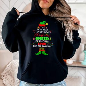 Spread christmas cheer is singing loud shirt xmas Elf pajama Hoodie 1 2