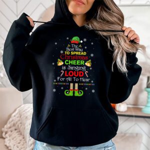 Spread christmas cheer is singing loud shirt xmas Elf pajama Hoodie 1 4