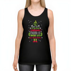 Spread christmas cheer is singing loud shirt xmas Elf pajama Tank Top 2