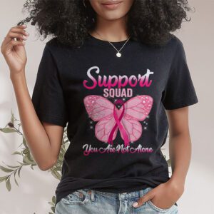 Support Squad Breast Cancer Awareness Pink Ribbon Butterfly T Shirt 1 2
