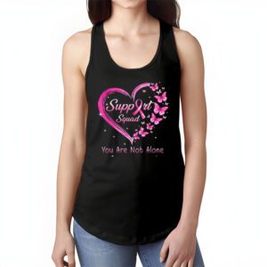 Support Squad Breast Cancer Awareness Pink Ribbon Butterfly Tank Top 1 3