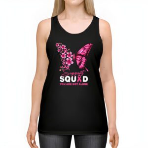 Support Squad Breast Cancer Awareness Pink Ribbon Butterfly Tank Top 2 1