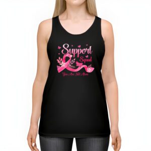 Support Squad Breast Cancer Awareness Pink Ribbon Butterfly Tank Top 2