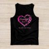 Support Squad Breast Cancer Awareness Pink Ribbon Butterfly Tank Top