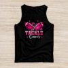 Tackle Football Pink Ribbon Breast Cancer Awareness Kids Tank Top
