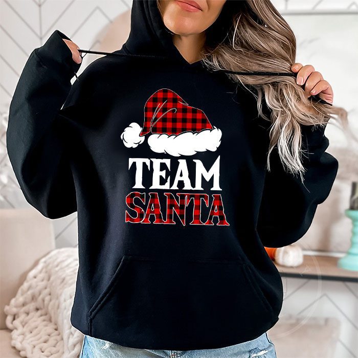Team-Santa-Red-Plaid-Claus-Hat-Matching-Family-Christmas-Hoodie-1 Team Santa Red Plaid Claus Hat Matching Family Christmas Hoodie 1 1
