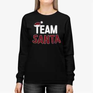 Team Santa Red Plaid Claus Hat Matching Family Christmas Longsleeve Tee 2 Team Santa Red Plaid Claus Hat Matching Family Christmas Longsleeve Tee 2 4