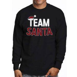 Team Santa Red Plaid Claus Hat Matching Family Christmas Longsleeve Tee 3 Team Santa Red Plaid Claus Hat Matching Family Christmas Longsleeve Tee 3 4