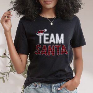Team Santa Red Plaid Claus Hat Matching Family Christmas T-Shirt 1 Team Santa Red Plaid Claus Hat Matching Family Christmas T Shirt 1 4