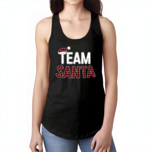 Team Santa Red Plaid Claus Hat Matching Family Christmas Tank Top 1 Team Santa Red Plaid Claus Hat Matching Family Christmas Tank Top 1 4