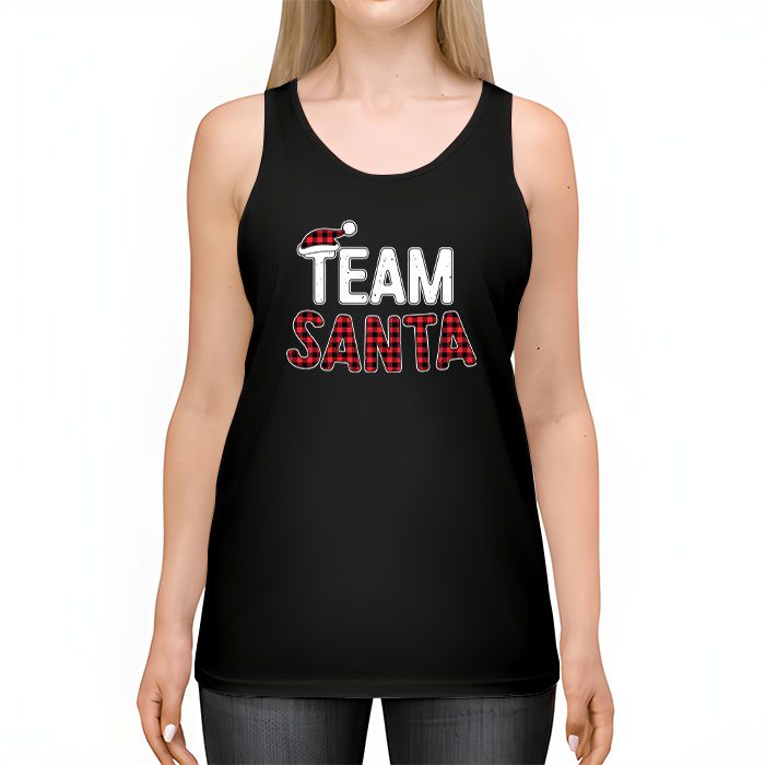 Team-Santa-Red-Plaid-Claus-Hat-Matching-Family-Christmas-Tank-Top-2 Team Santa Red Plaid Claus Hat Matching Family Christmas Tank Top 2 4