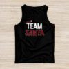 Team Santa Red Plaid Claus Hat Matching Family Christmas Tank Top