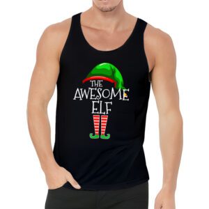 The Awesome Elf Matching Family Christmas Tank Top 3 2