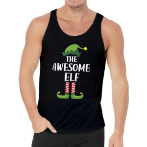 The Awesome Elf Matching Family Christmas Tank Top 3 3