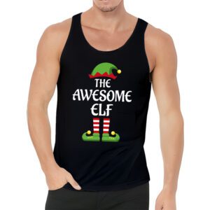 The Awesome Elf Matching Family Christmas Tank Top 3