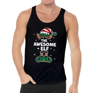 The Awesome Elf Matching Family Christmas Tank Top 3 4