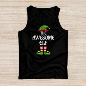 The Awesome Elf Matching Family Christmas Tank Top