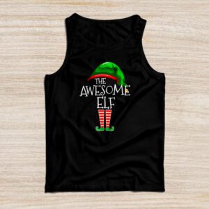 The Awesome Elf Matching Family Christmas Tank Top