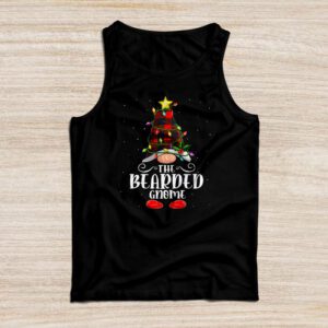 The Bearded Gnome Buffalo Plaid Matching Family Christmas Pajama Tank Top