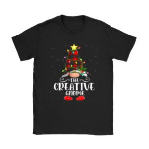 The Creative Gnome Buffalo Plaid Matching Family Christmas Pajama T-Shirt