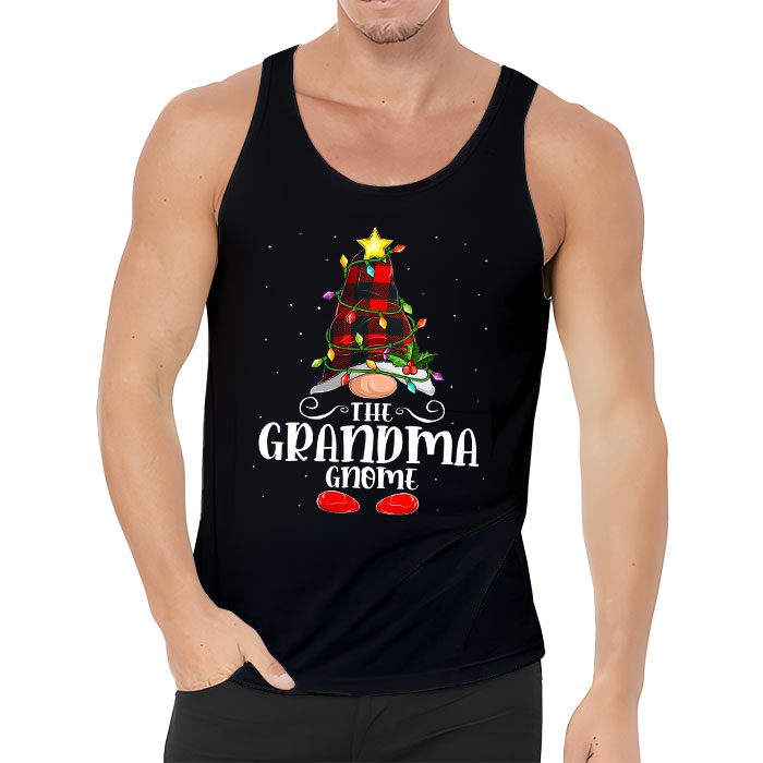 The-Grandma-Gnome-Buffalo-Plaid-Matching-Family-Christmas-Pajama-Tank-Top-3 The Grandma Gnome Buffalo Plaid Matching Family Christmas Pajama Tank Top 3 1