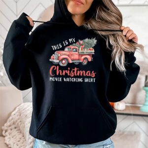 This Is My Christmas Movie Watching with Vintage Truck Hoodie 1 2