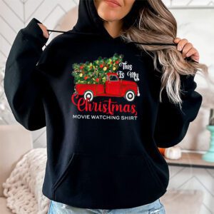 This Is My Christmas Movie Watching with Vintage Truck Hoodie 1 3