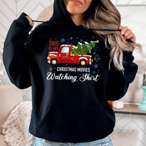 This Is My Christmas Movie Watching with Vintage Truck Hoodie 1 4