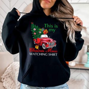 This Is My Christmas Movie Watching with Vintage Truck Hoodie 1 5