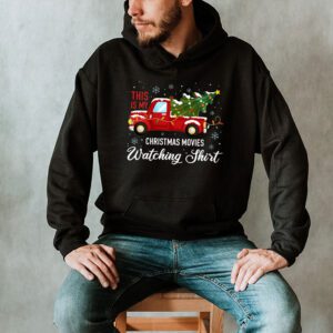 This Is My Christmas Movie Watching with Vintage Truck Hoodie 2 4