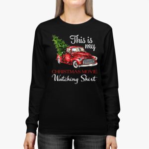 This Is My Christmas Movie Watching with Vintage Truck Longsleeve Tee 2 1