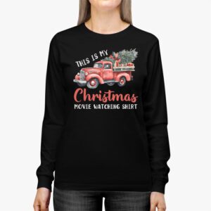 This Is My Christmas Movie Watching with Vintage Truck Longsleeve Tee 2 2