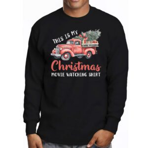 This Is My Christmas Movie Watching with Vintage Truck Longsleeve Tee 3 2