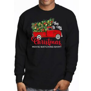 This Is My Christmas Movie Watching with Vintage Truck Longsleeve Tee 3 3