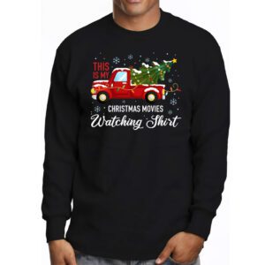 This Is My Christmas Movie Watching with Vintage Truck Longsleeve Tee 3 4