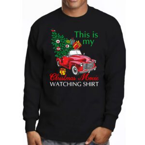 This Is My Christmas Movie Watching with Vintage Truck Longsleeve Tee 3 5