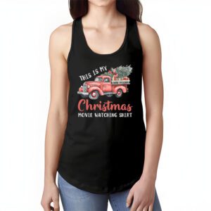 This Is My Christmas Movie Watching with Vintage Truck Tank Top 1 2