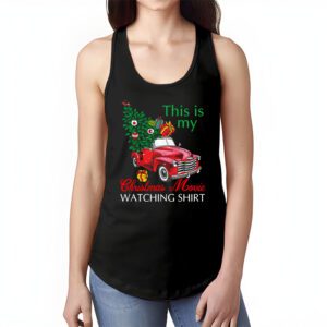 This Is My Christmas Movie Watching with Vintage Truck Tank Top 1 5