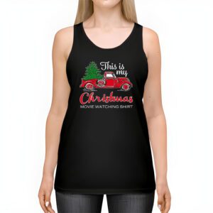 This Is My Christmas Movie Watching with Vintage Truck Tank Top 2