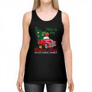 This Is My Christmas Movie Watching with Vintage Truck Tank Top 2 5