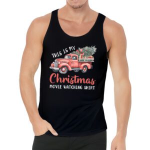 This Is My Christmas Movie Watching with Vintage Truck Tank Top 3 2